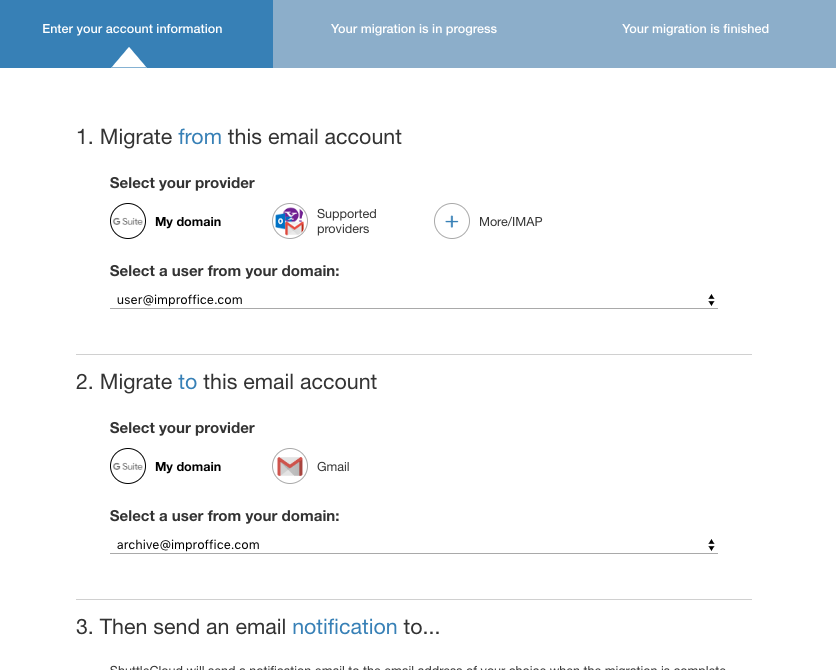 Account Migration